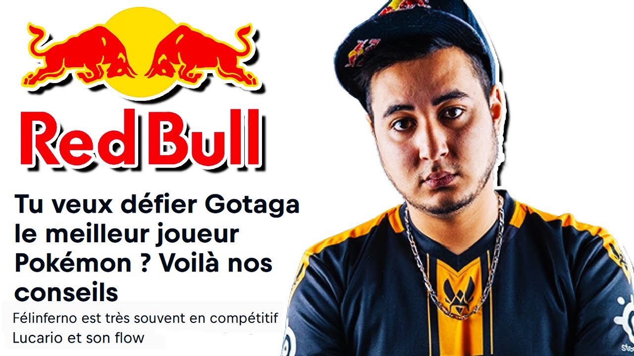 Je réagis aux conseils de Redbull™ pour devenir aussi fort à Pokémon que Gotaga (c'est pas sponso)