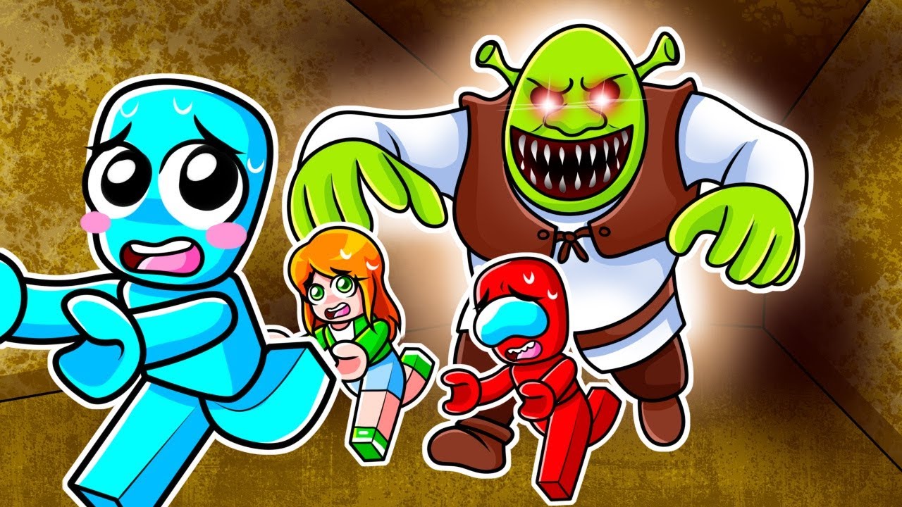Escapa de los BACKROOMS de SHREK en Roblox!