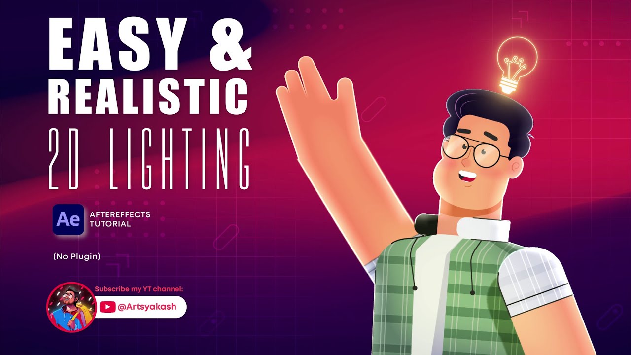 EASY AND REALISTIC 2D LIGHTING | AFTER EFFECTS TUTORIAL