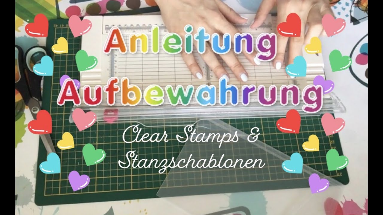 Tutorial/Anleitung - Meine Aufbewahrung für Clear Stamps & Stanzschablonen | Rici Likes