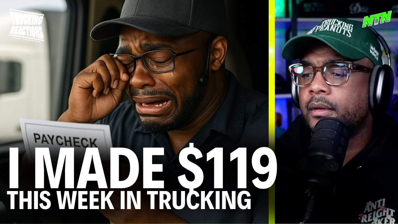 I MADE $119 THIS WEEK IN TRUCKING... Trucker fails for the trickery once again, when will it stop..
