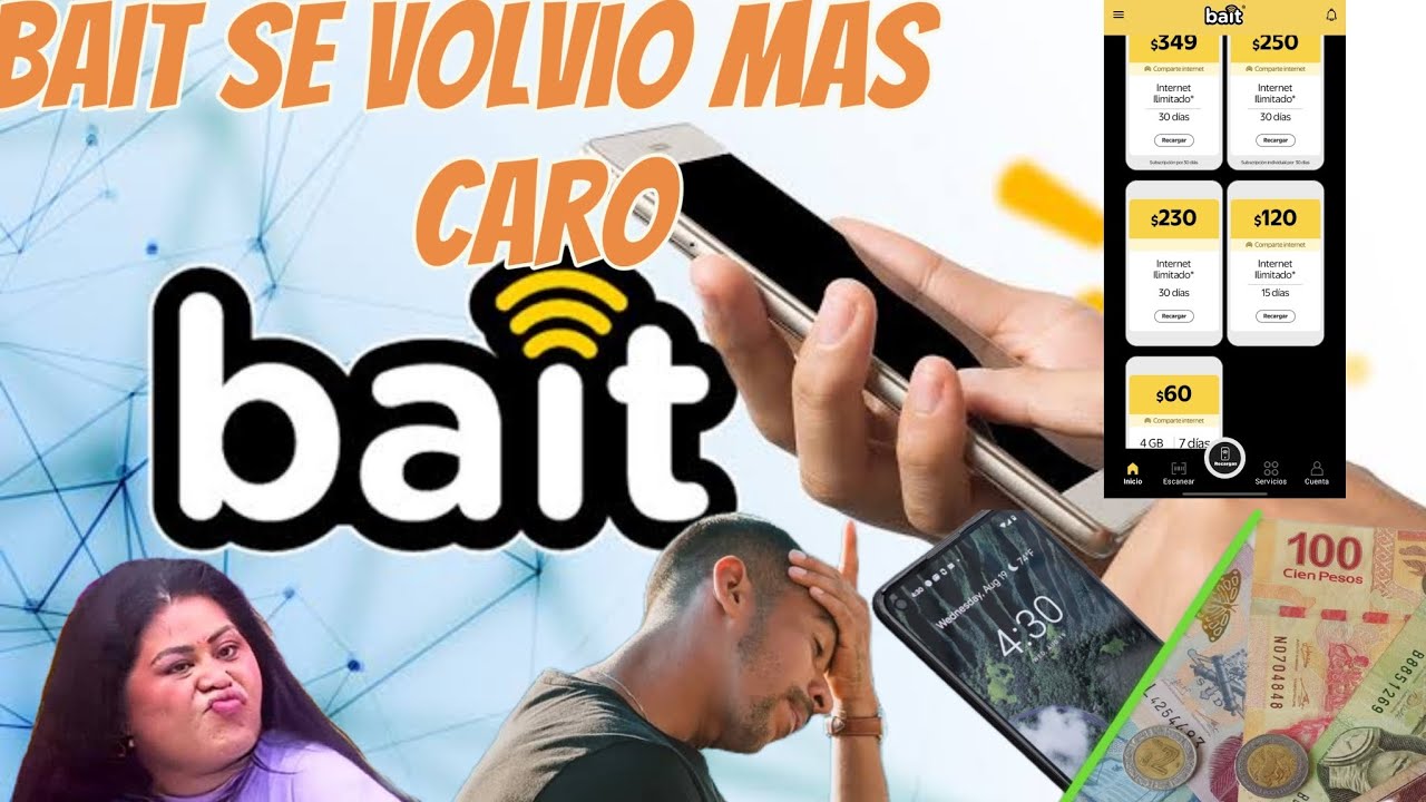 Bait cambia las tarifas de sus recargas (sale caro)