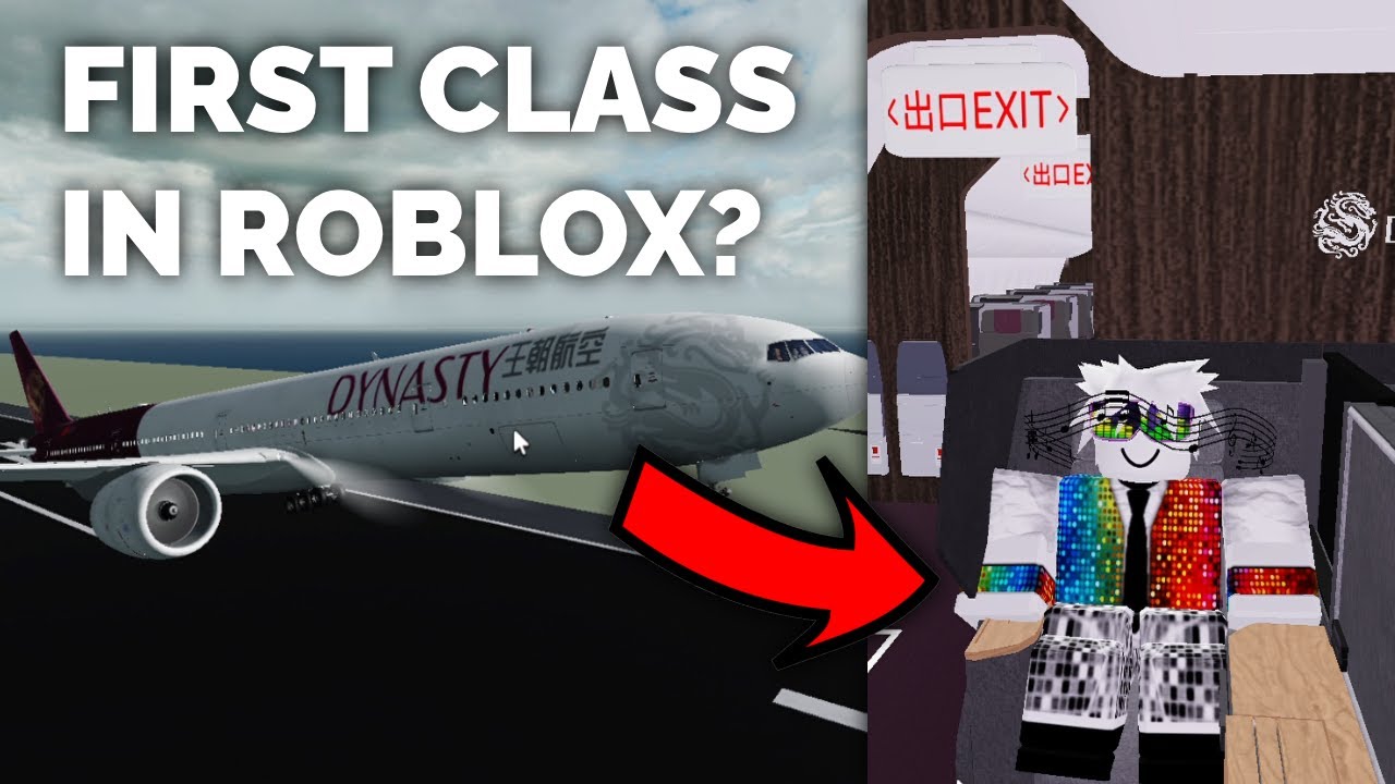 FIRST CLASS IN ROBLOX? | Skyrden/Dynasty Airlines Codeshare