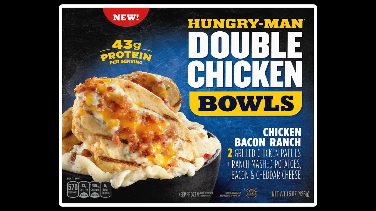 How Good is Hungry Man's NEW Double Chicken Ranch Bowl?