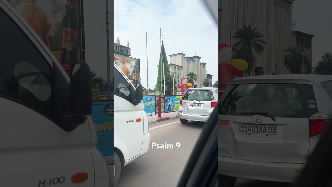 Kinshasa Congo 🇨🇩 (RDC) traffic but you can still thank God!