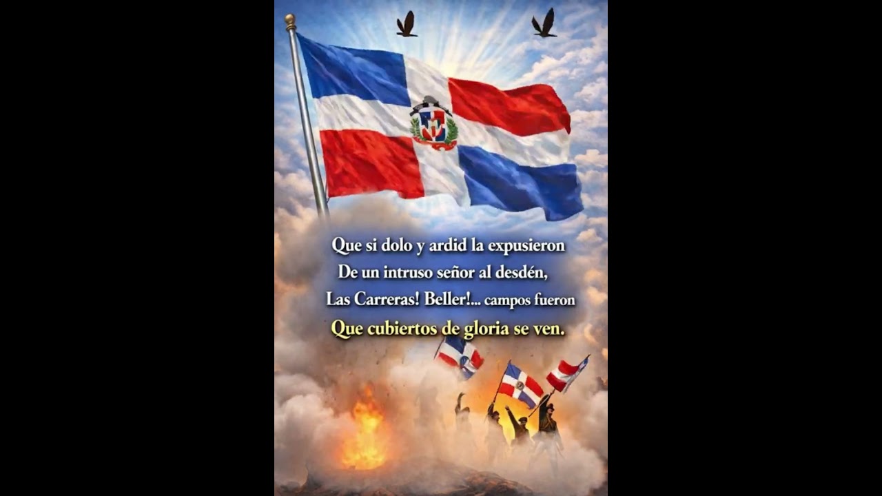 Himno Nacional ilustrado por Darío Nin.
