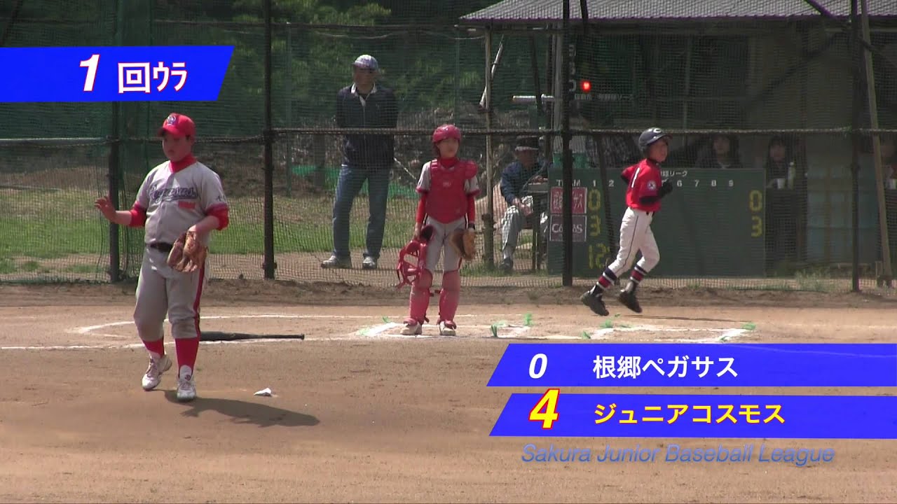 【少年野球】20150426西本幸雄杯大会根郷ペガサスVSジュニアコスモス