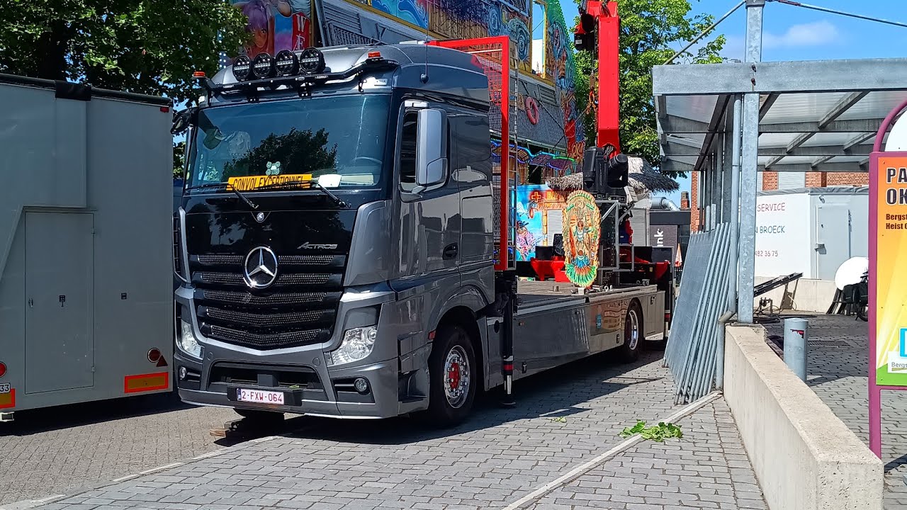 Braderijkermis Heist-op-den Berg 2025 opbouw