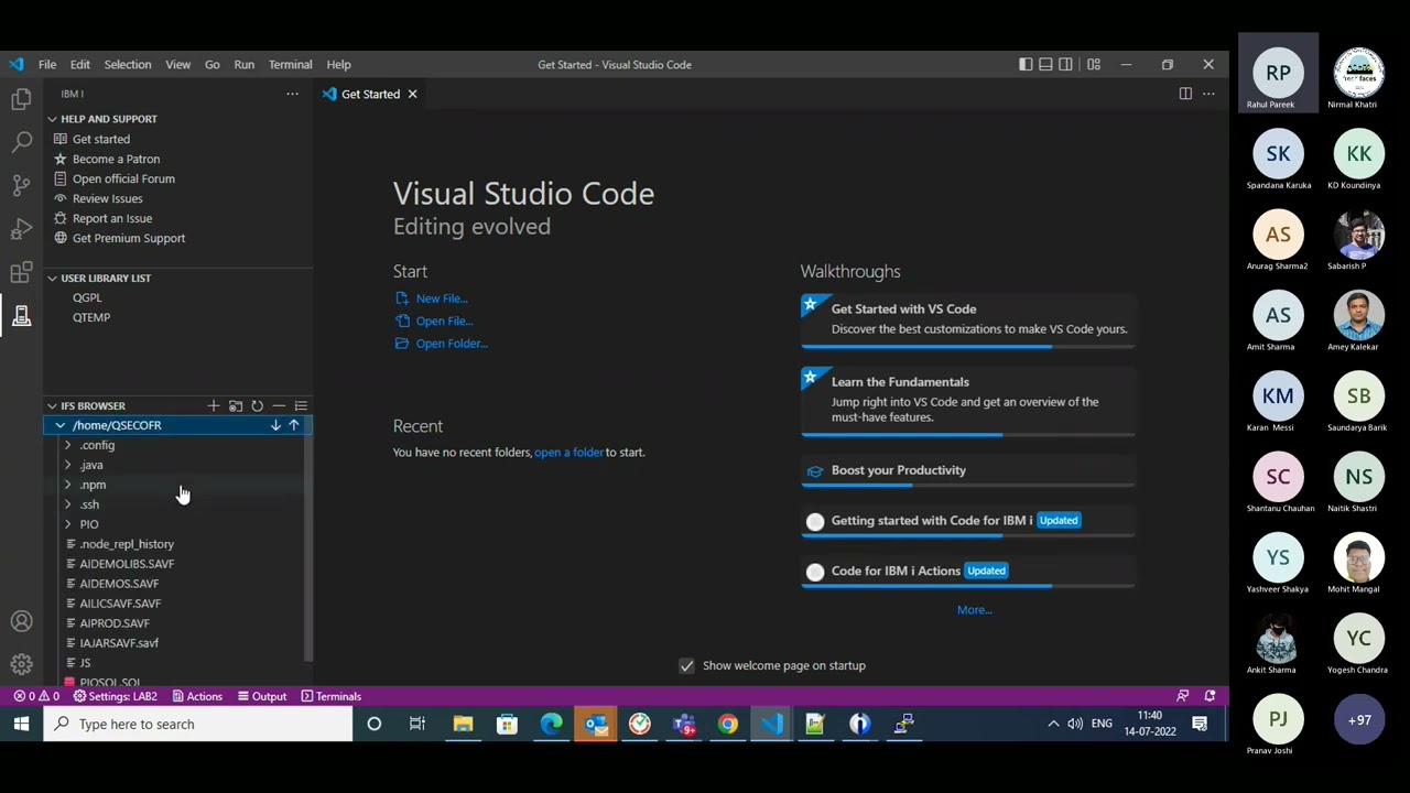 VS Code Editor for IBM i, pt. 29