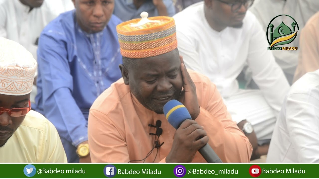 QARI HASSAN SHAA AKISOMA QURAN KWA HISIA KATIKA MSIBA WA SHEIKH ALHAD OMAR, MAGOMENI DSM
