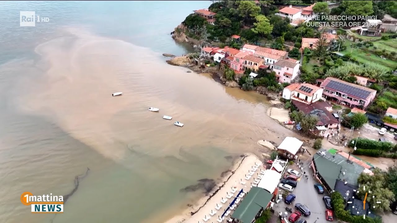 Maltempo, nubifragio all'isola d'Elba – 1mattina News 11/09/2025