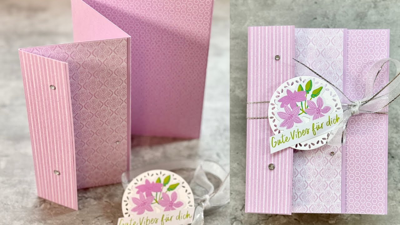 🔴Fun Fold Card- Fancy Fold Karte mit CM Anleitung