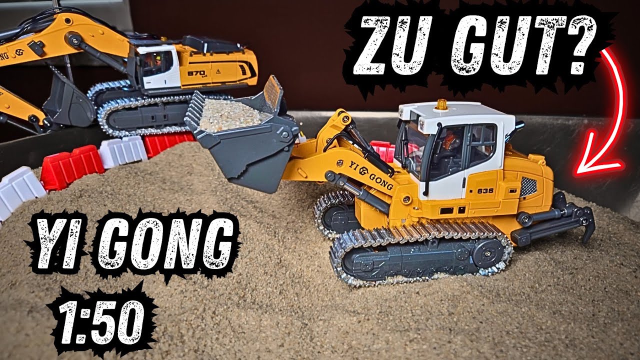 Mini Baumaschine im Test – Wie realistisch ist 1:50?