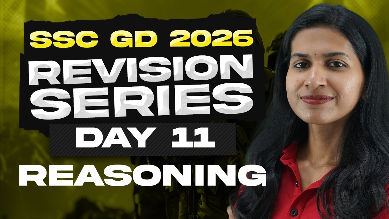SSC GD 2026 Revision Day 10| Reasoning #sscgdexam