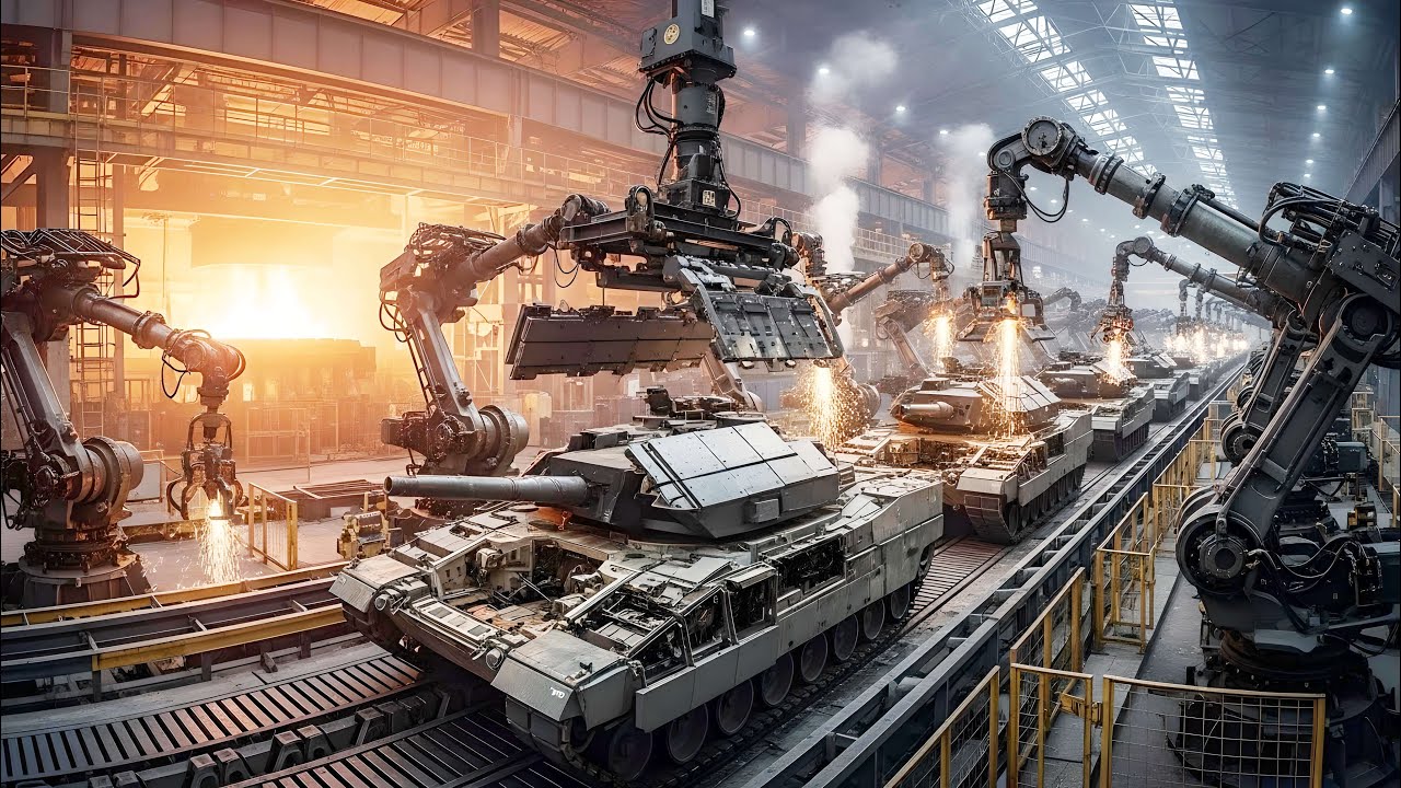 Inside the Tank Factory: From Raw Steel to Fully Engineered Armored Vehicle