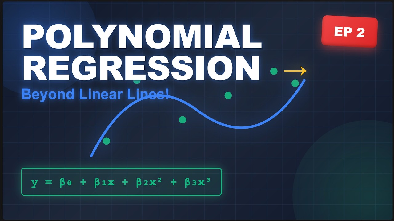Polynomial Regression Explained: From Basics to Code (Beginner-Friendly ML Tutorial)