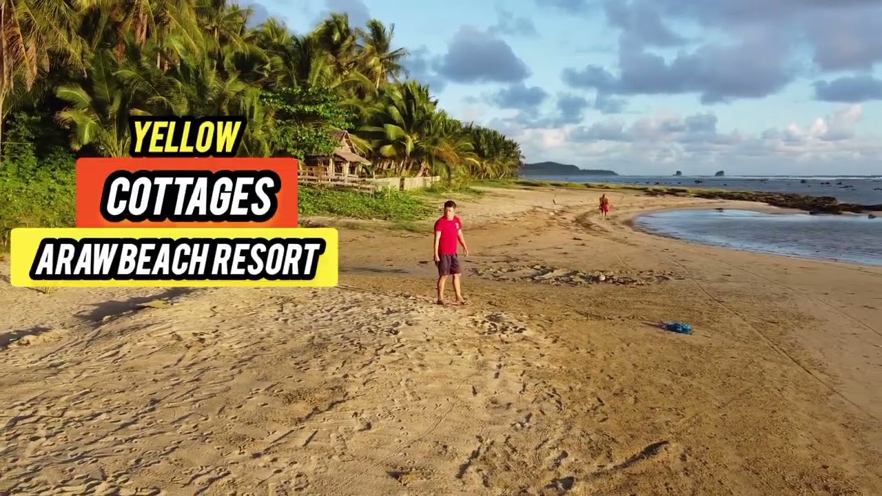GAMAY NORTHERN SAMAR ARAW BEACH RESORT YELLOW COTTAGES #araw #youtubeshorts #followers#youtubevideo