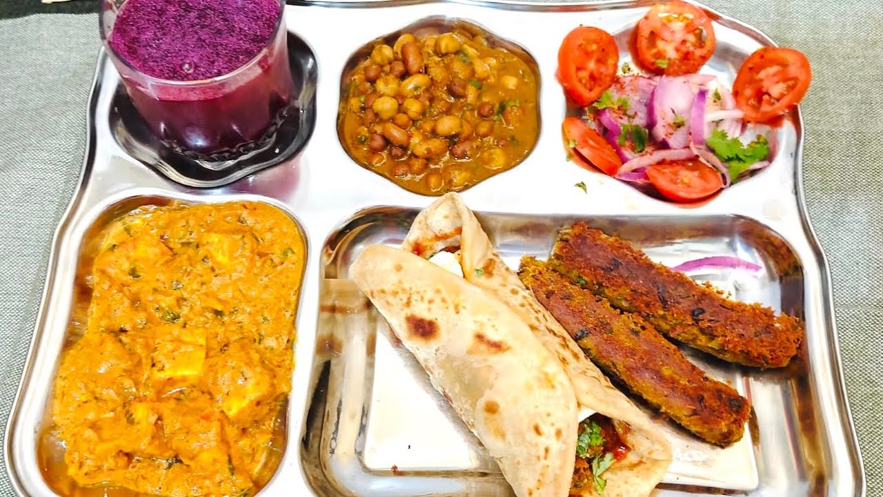 Malaiदार Kulfi Special 😍 | Paneer Butter Masala VegKabab | Kabab Roll | Mix Veg Sabzi | Kanji Result