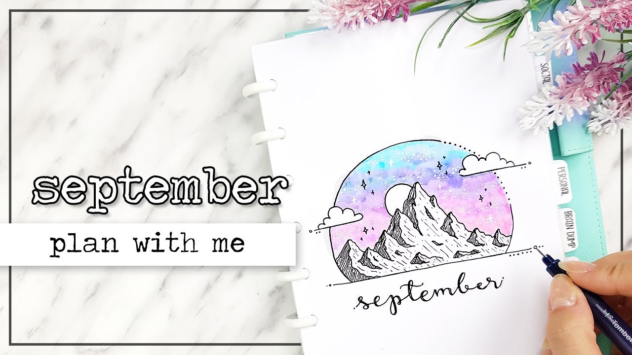 PLAN WITH ME | September + How to get back into Bullet Journaling