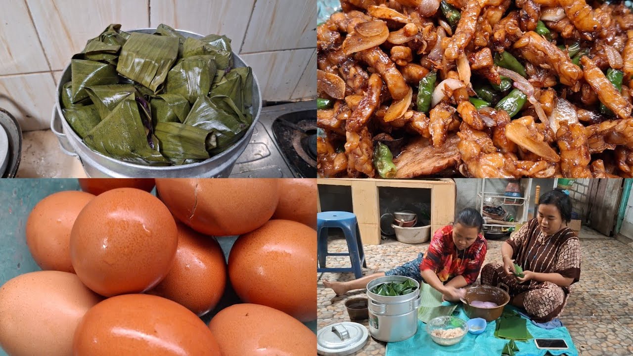 PERSIAPAN KANGGO LEBARAN,HARI INI MASAK² GEDEN - GAWE MENDUT JUGA GAES...