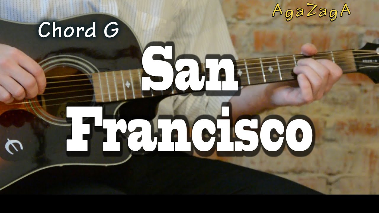 San Francisco - Guitar Tab Chords, como tocar, レッスン
