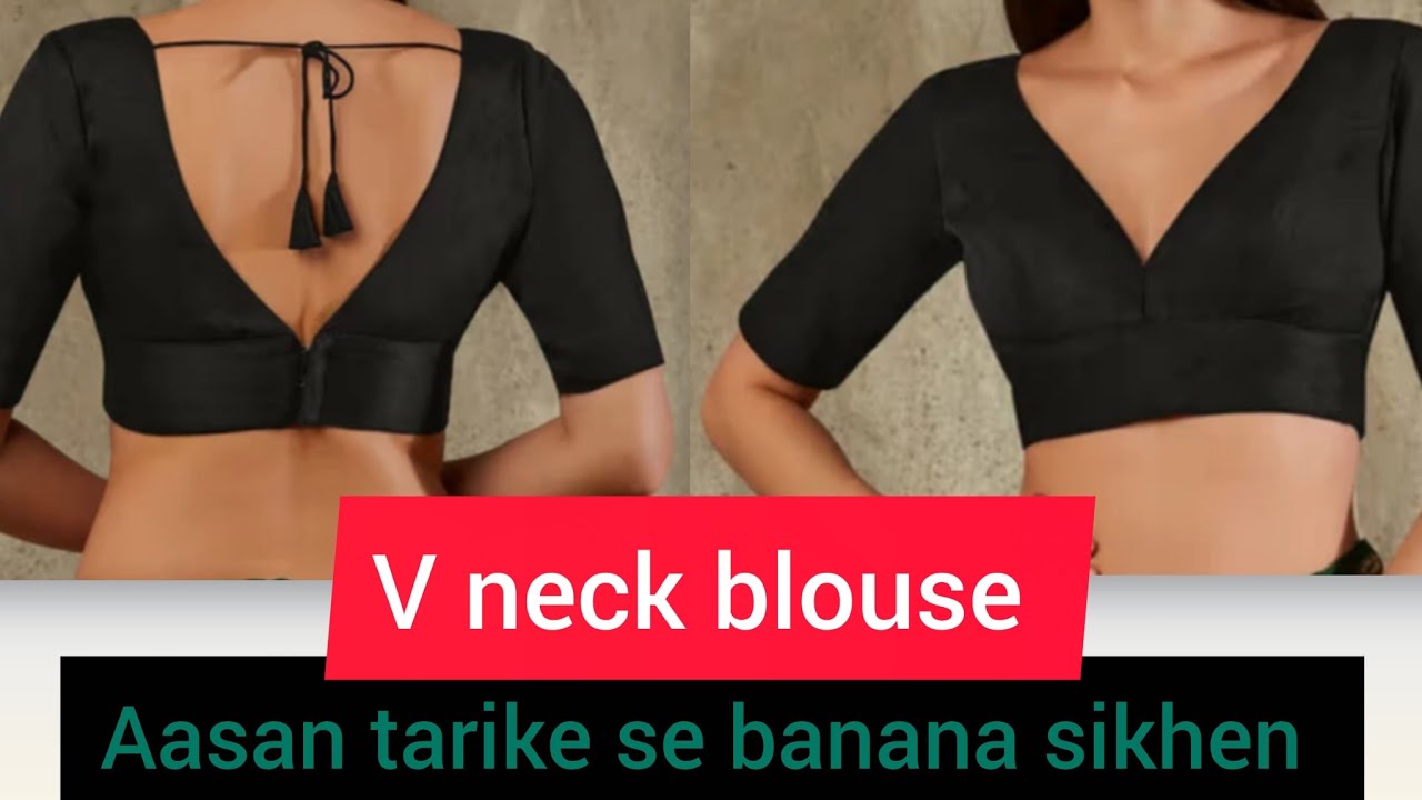 V neck blouse cutting #BhavFashionable #bhavfashionable #vneckblousecutting