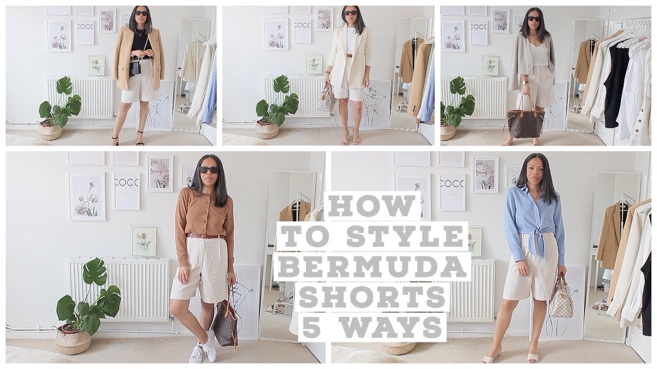 HOW TO STYLE BERMUDA SHORTS 5 WAYS | VILMA MARTINS