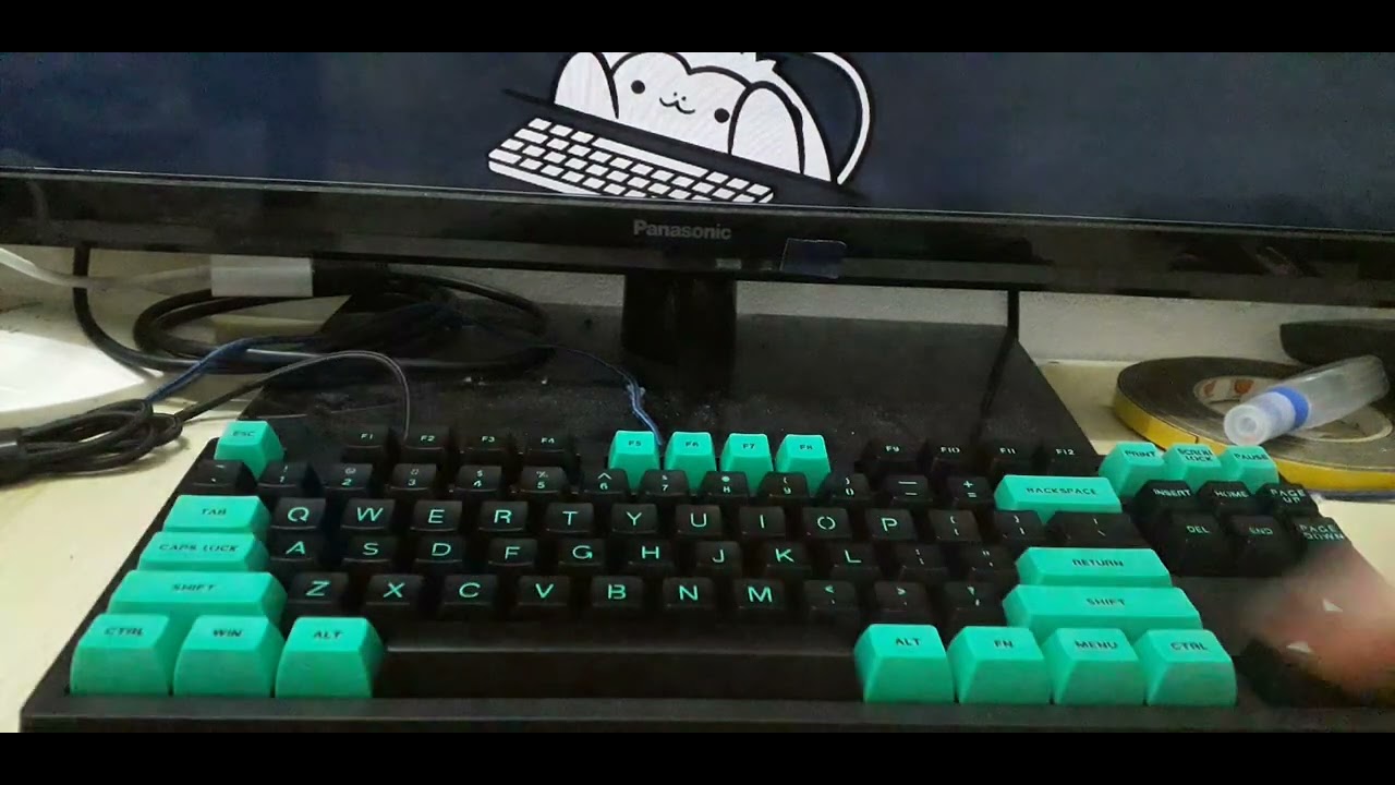 gummy oring gasket mounted tecware phantom tkl flex test