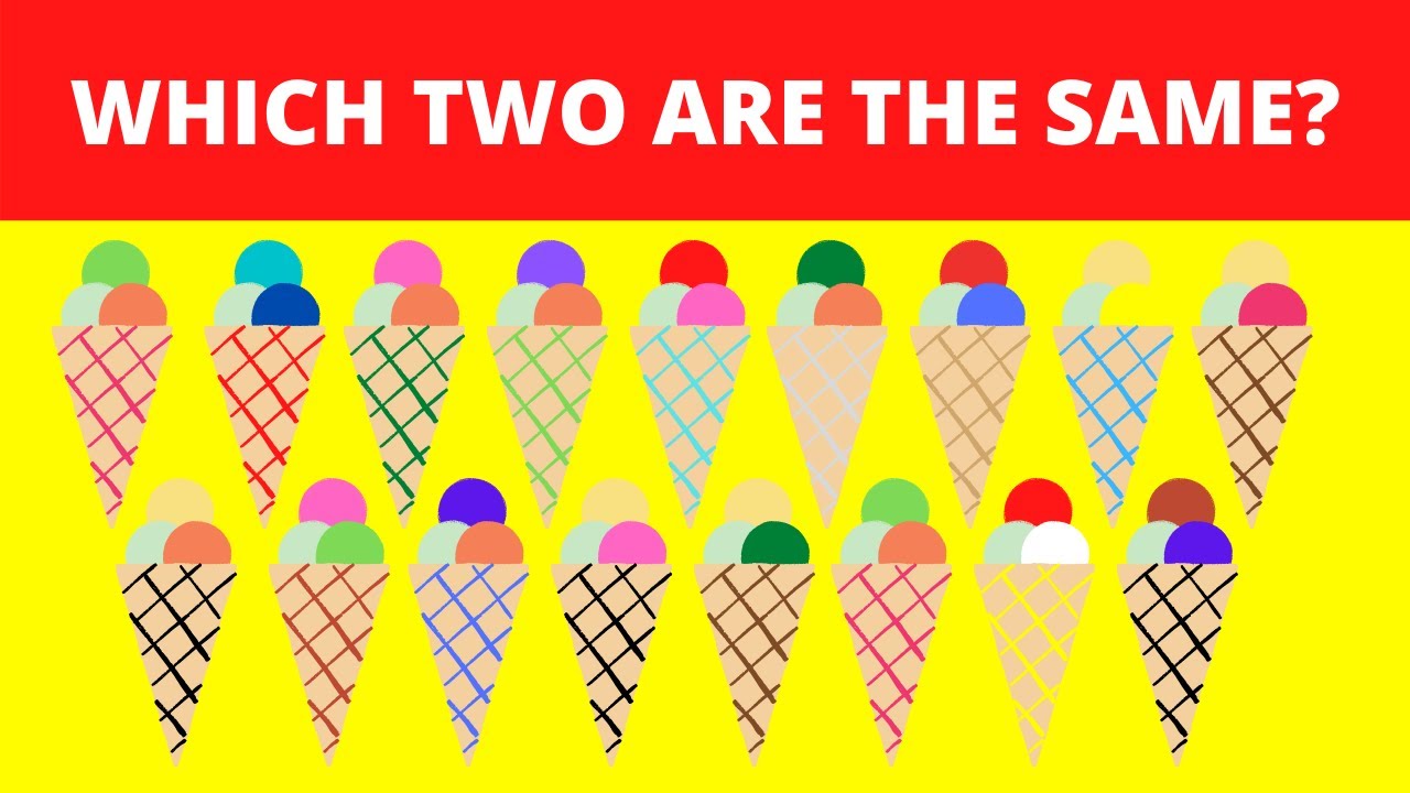 WHICH TWO ARE THE SAME?