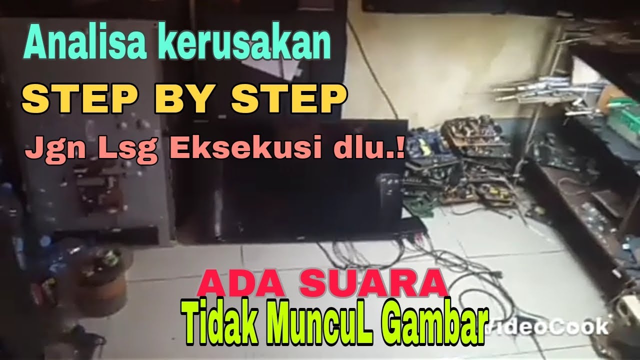 Tv Led Akari Ada Suara Tapi Tidak Ada Gambar || Akari Led LE-32M88ID Gambar Gelap Suara Normal