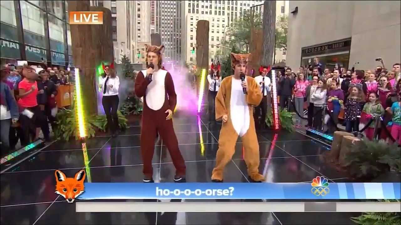 Ylvis The Fox live from Plaza New York Today - HD