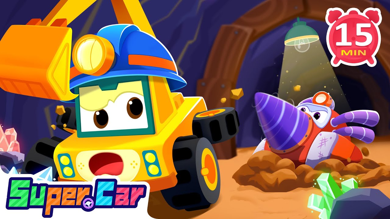 礦洞歷險記+海盜通緝令 | 車車兒歌合輯 | 交通工具 | 卡通 Cartoon | 超級汽車兒歌童謠 | 兒童音樂劇 | 超級汽車
