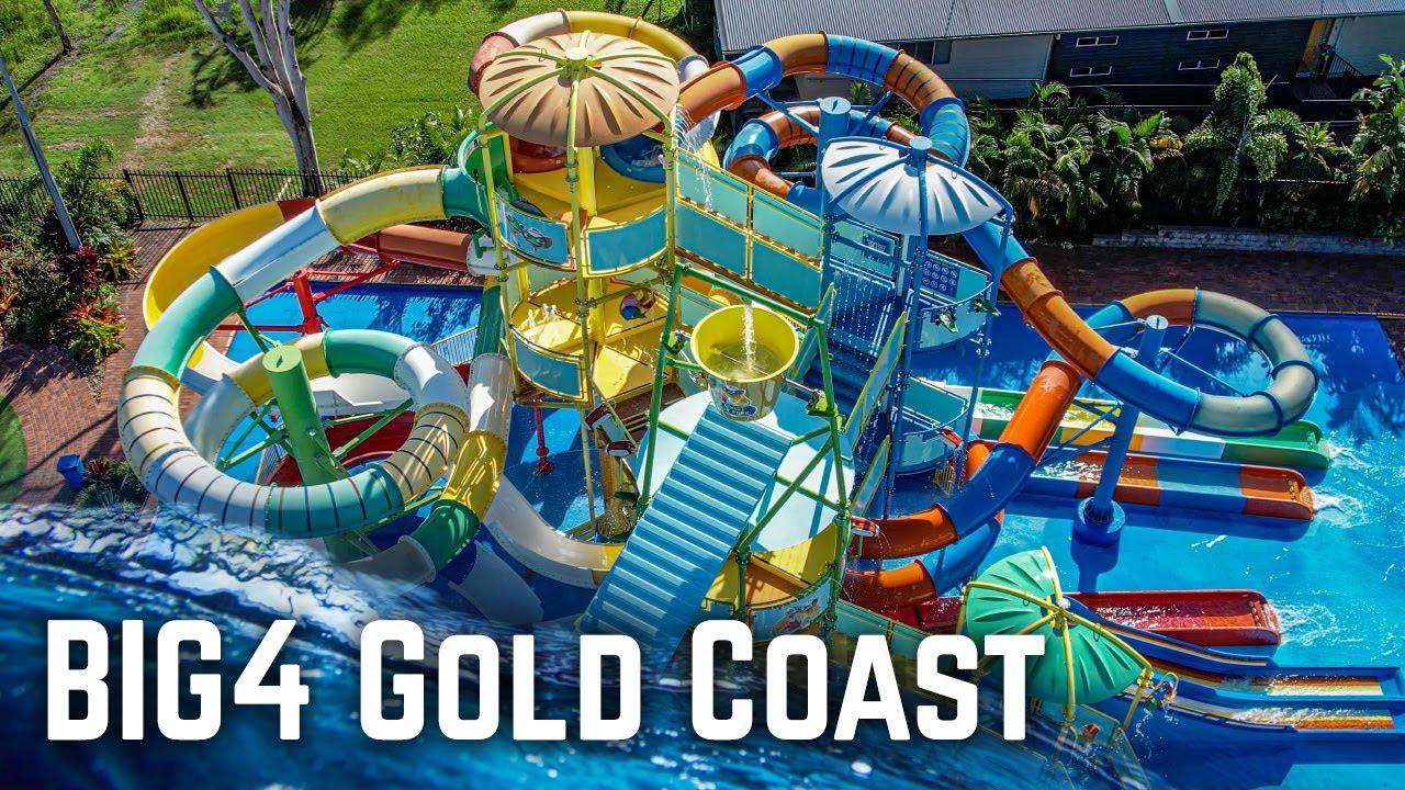 All Water Slides at BIG4 Holiday Park Gold Coast, Australia!
