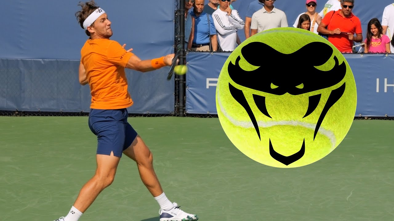Casper Ruud CRUSHING Forehands In Slow Motion