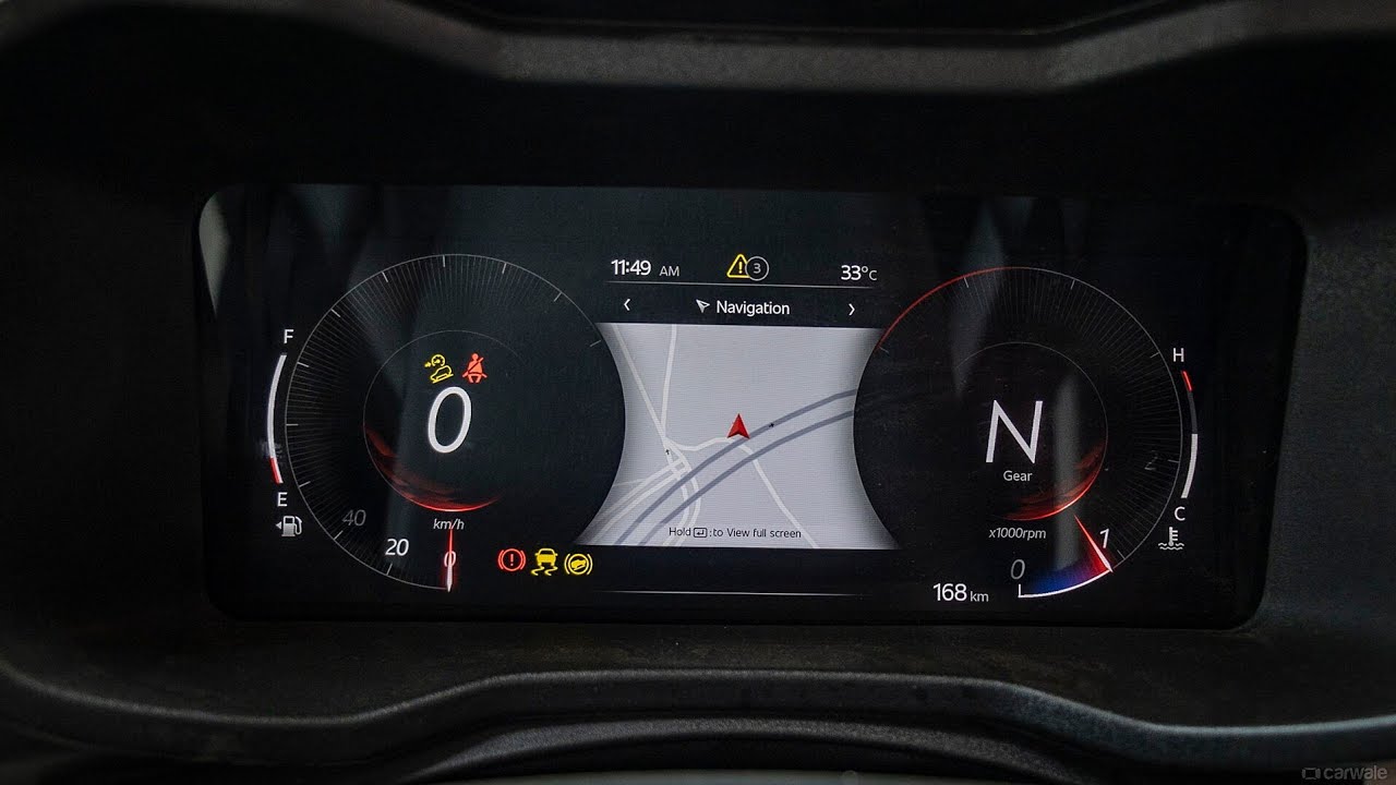 #Mahindra #XUV3XO AX5 (MID) Instrument Cluster Features - Navigation, Display, TPMS, Fuel Economy