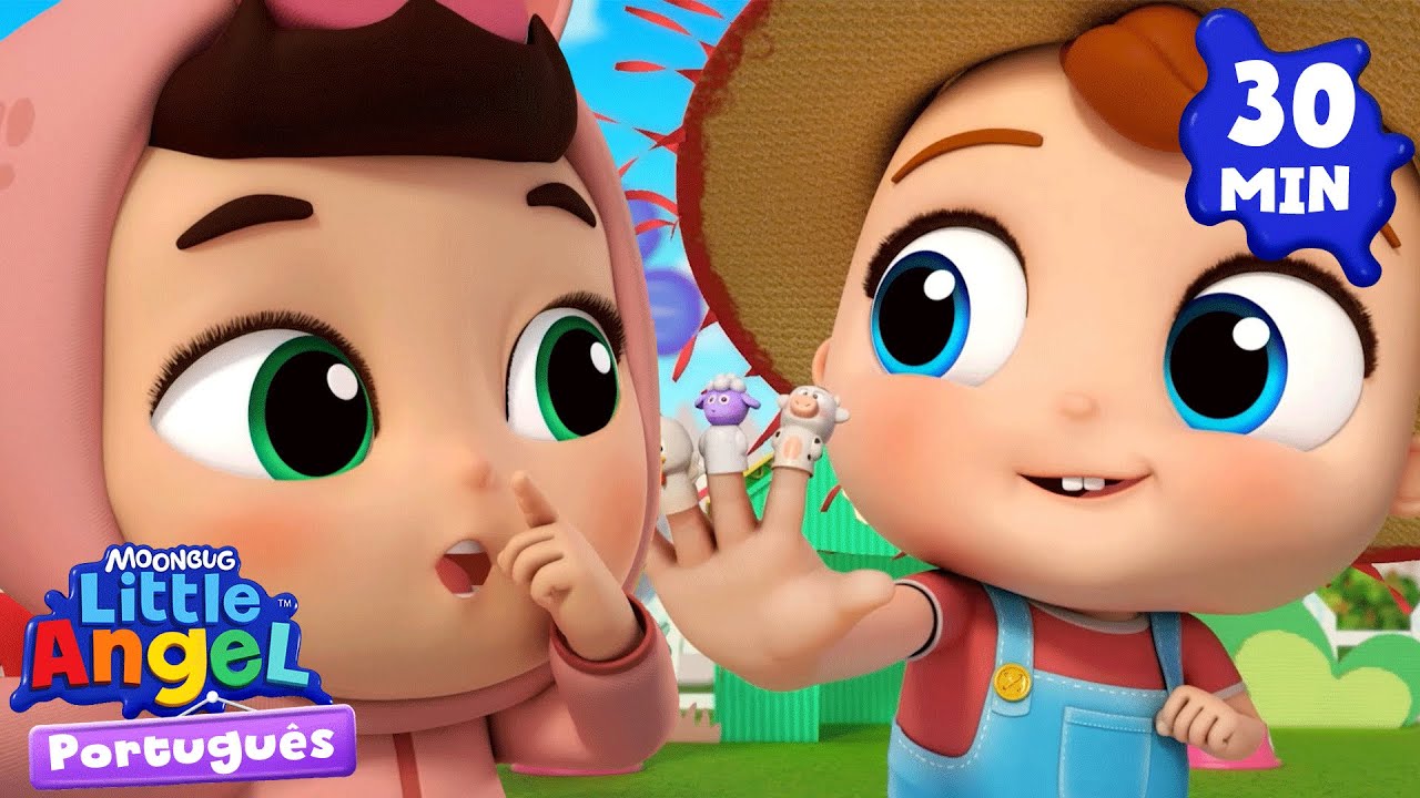 Professora e alunos na fazendinha 🐮🤠 Little Angel Brasil | Músicas Infantis em Português