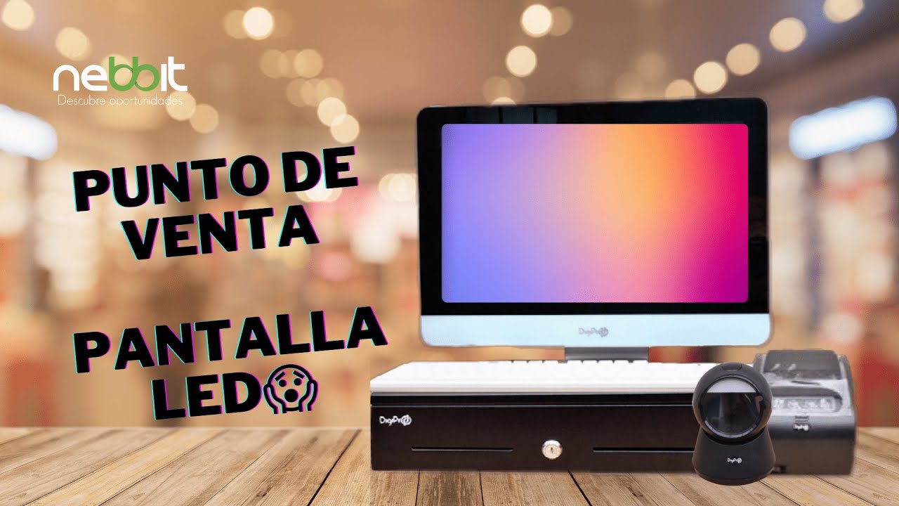 Punto de Venta con pantalla LED - Caja registradora computarizada