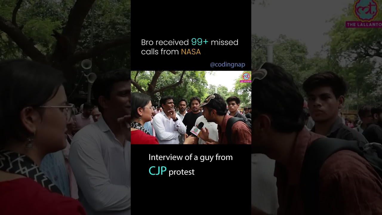 This guy from CJP protest claiming he can hack EVMs #cjp #hacking #evm