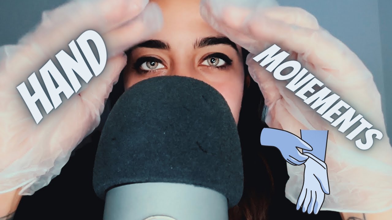 ASMR | Hand Movements with Gloves 🧤 | No Talking