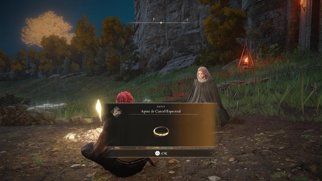ELDEN RING montando o guerreiro mago da Morte