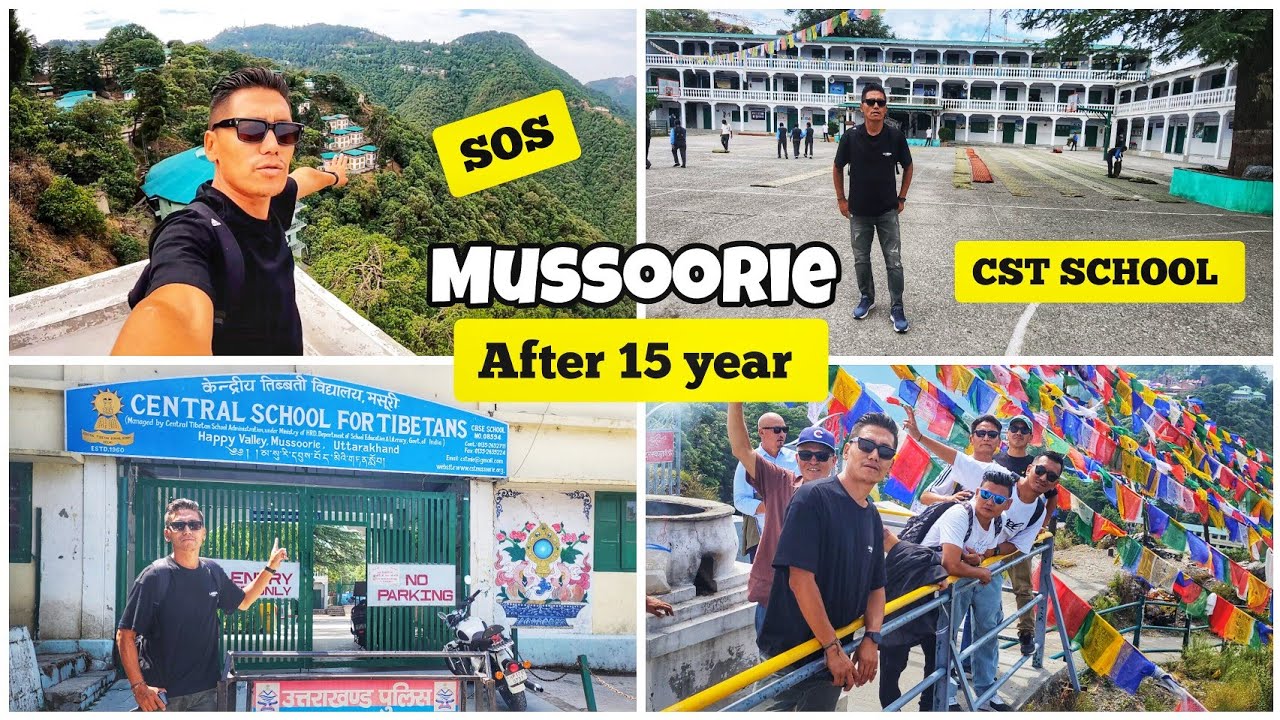 Mussoorie After 15 year || Bike Journey || APFA Kollegal Team || Tibetan YouTuber || TIBETAN VLOGGER