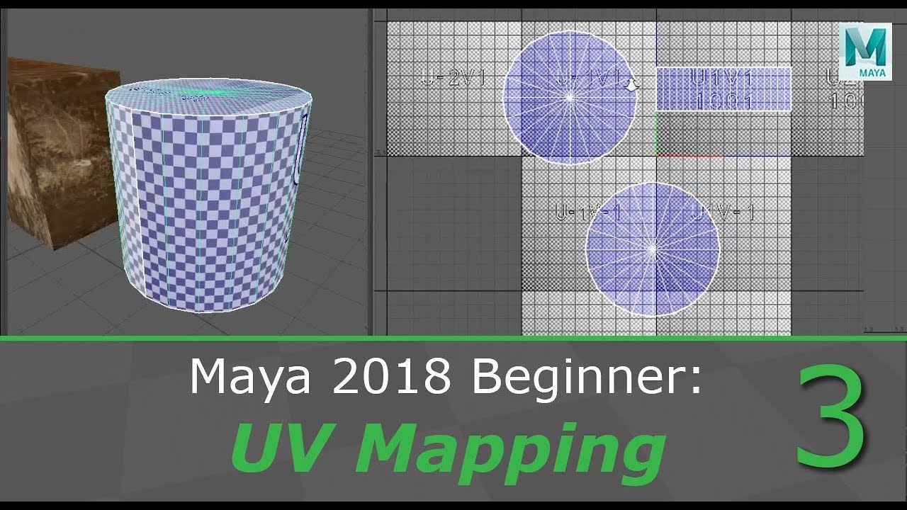 Maya 2018 для начинающих: UV-развёртка (3/3)