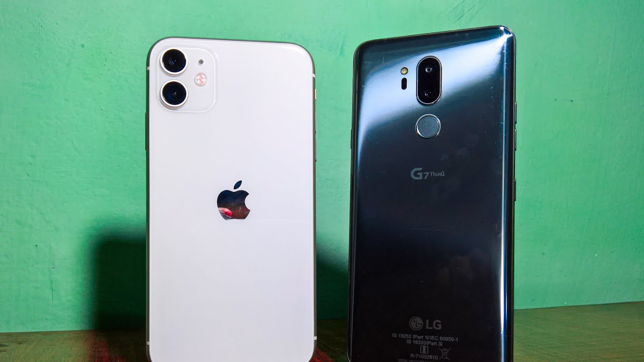 IPHONE 11 VS LG G7 THINQ SPEAKER TEST | SOUND QUALITY TEST!!