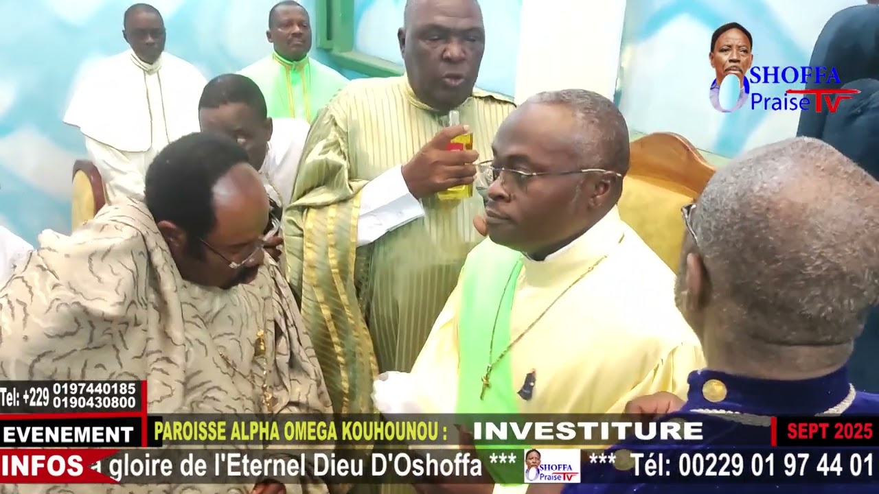 Investiture du Suprême Évangéliste Sylvestre KOTYN comme chargé P/ Alpha Oméga kouhounou 