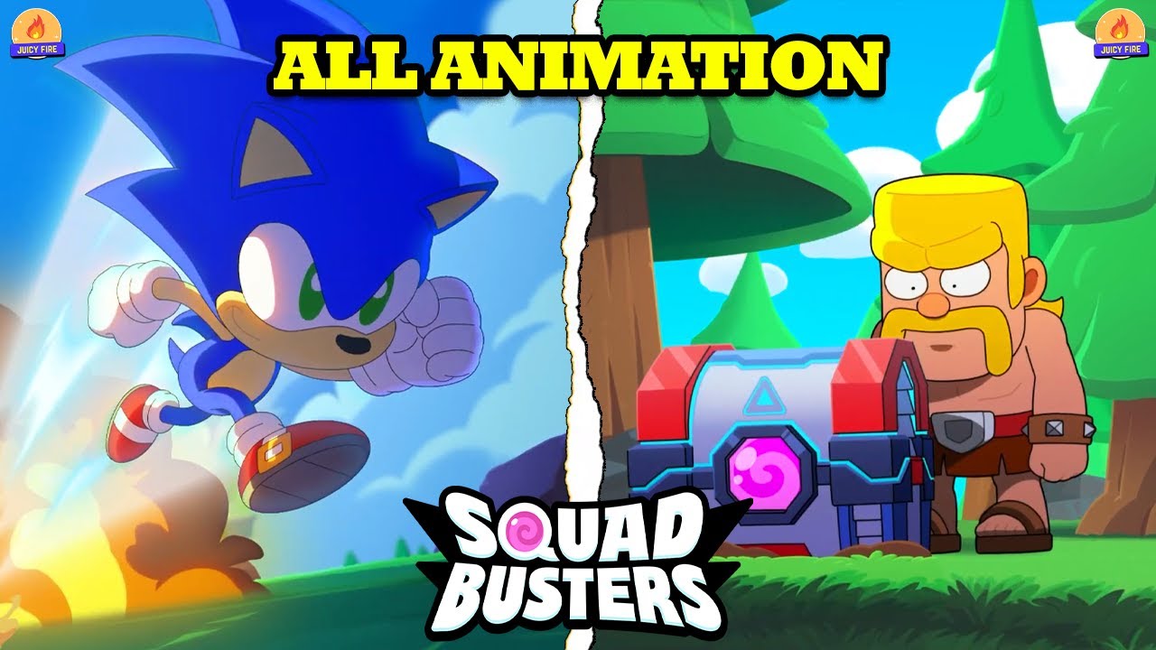 Squad Busters | All Animation | Sonic joins Squad Busters