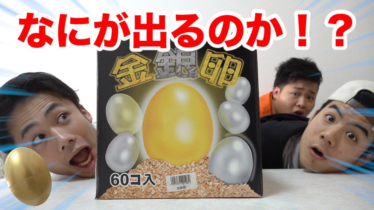 金の卵は大当たり！なにが入ってるかわからないお楽しみ箱が面白い！！
