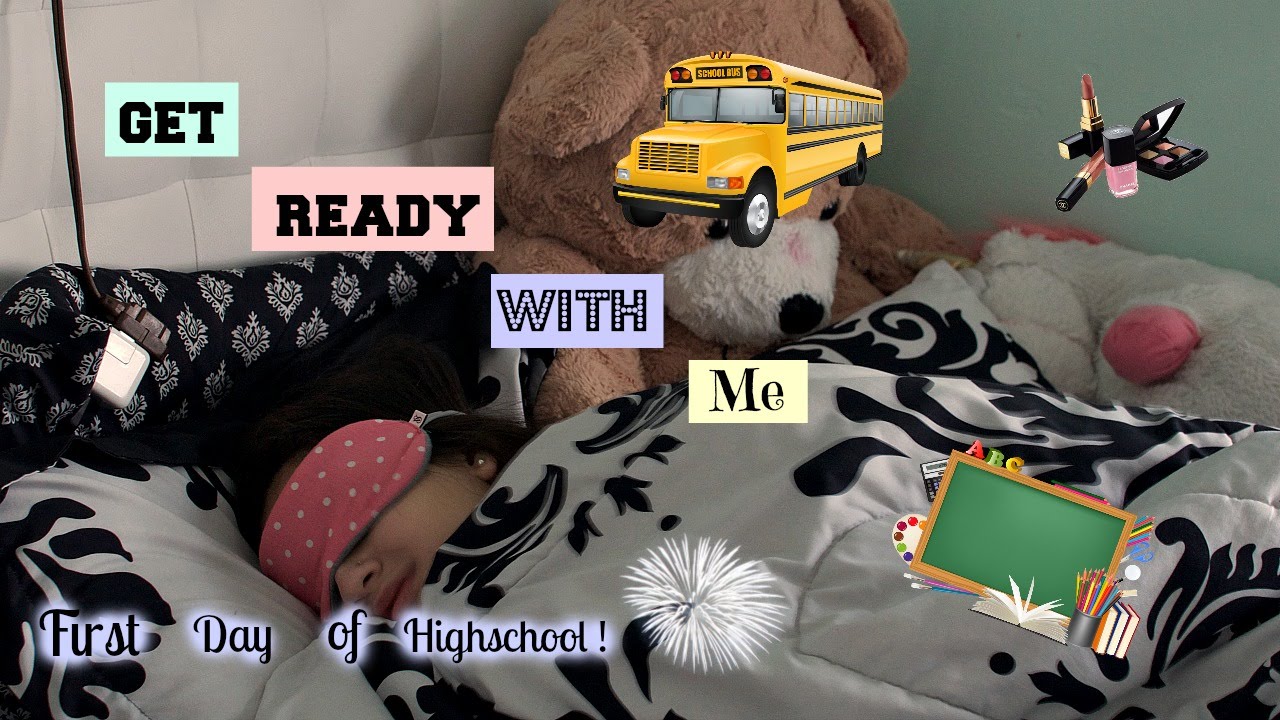 Get Ready with Me : First Day Of Highschool!!