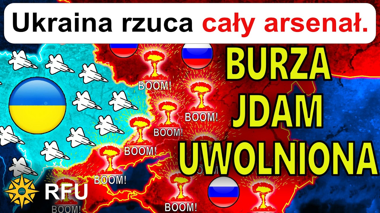 Ukraina odpala falę nalot&oacute;w JDAM po największym pakiecie bomb od początku wojny