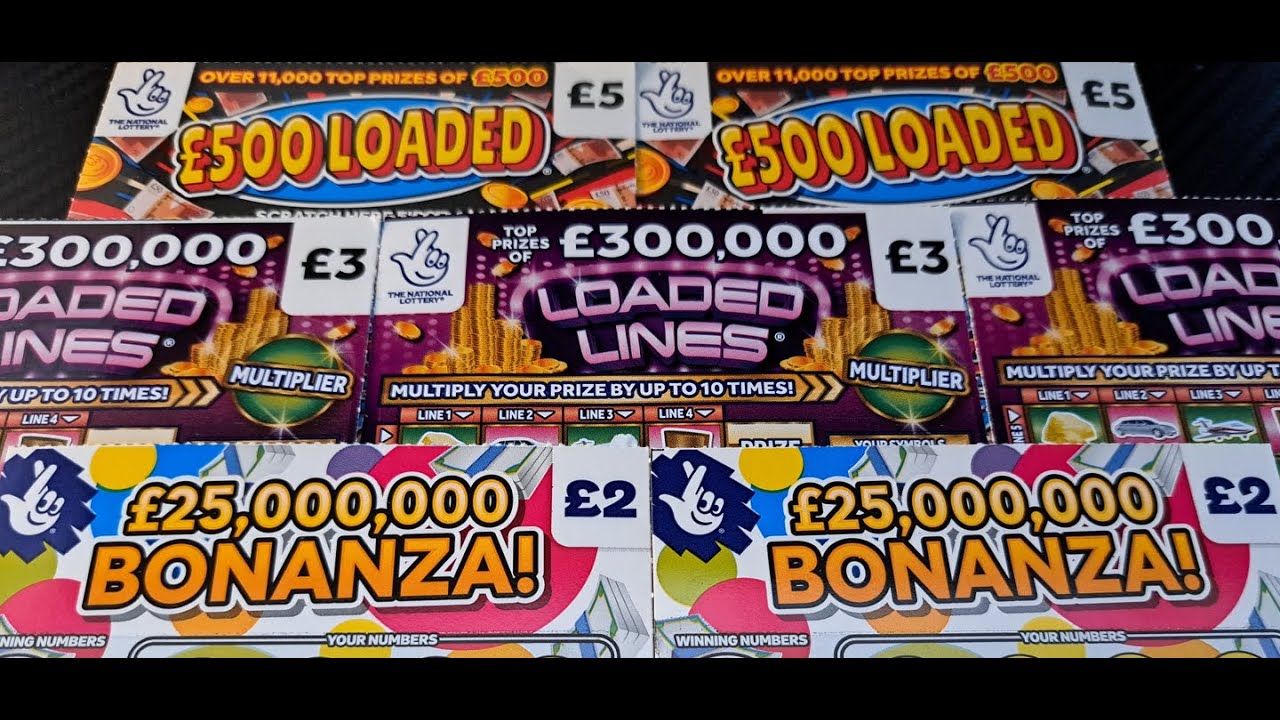 selection of scratch cards, viewers really needs to keep an eye on me lol, i sure do miss a lot.