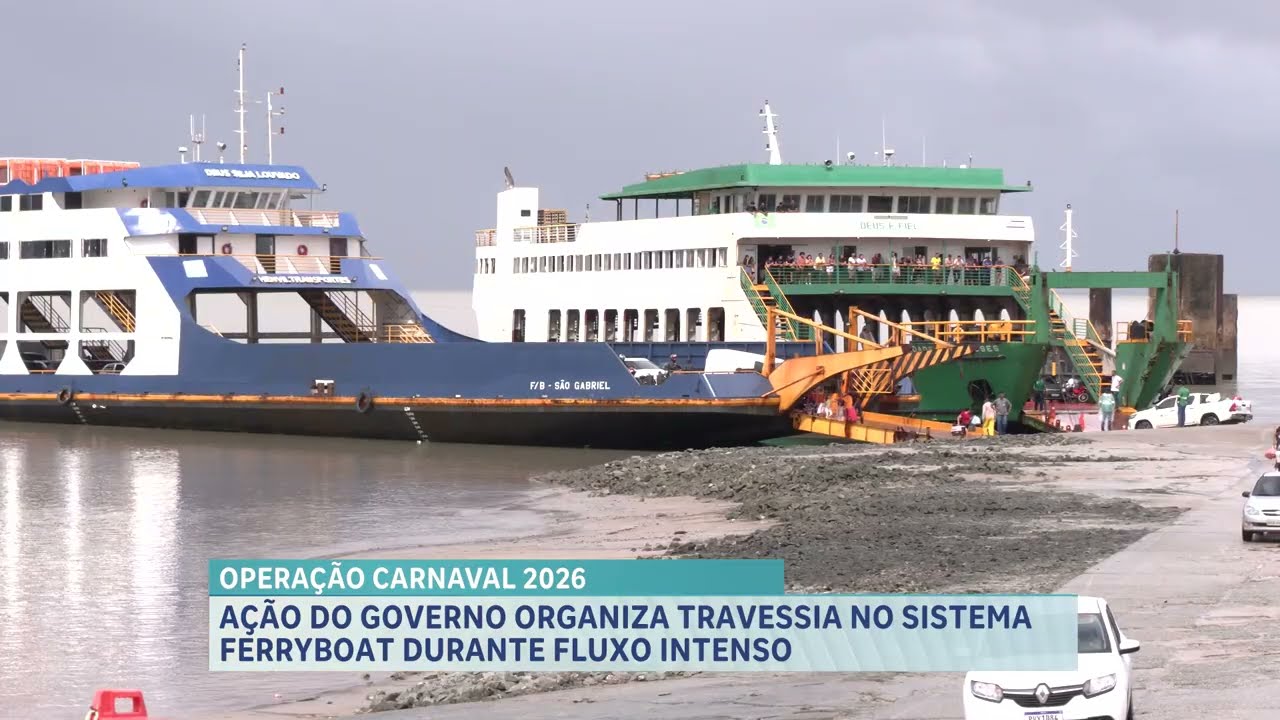 Ação do Governo do Maranhão organiza travessia no sistema FERRYBOAT durante fluxo intenso